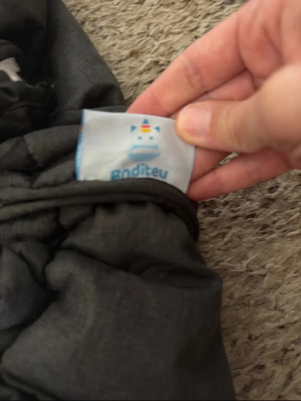 Fleece car seat carrier cover